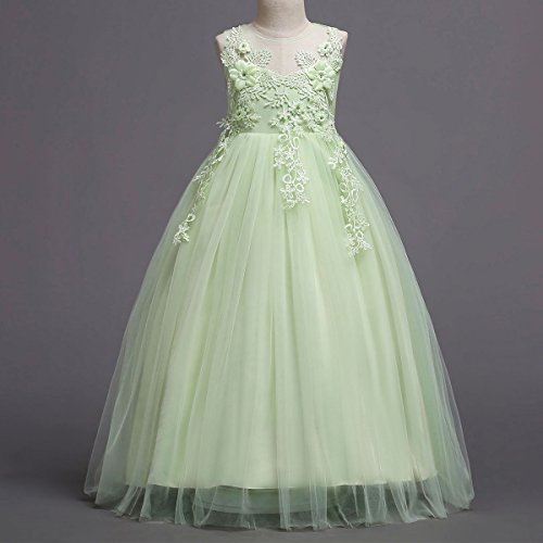 Big Girls Tulle Dresses Floor Length Ball Gown T862