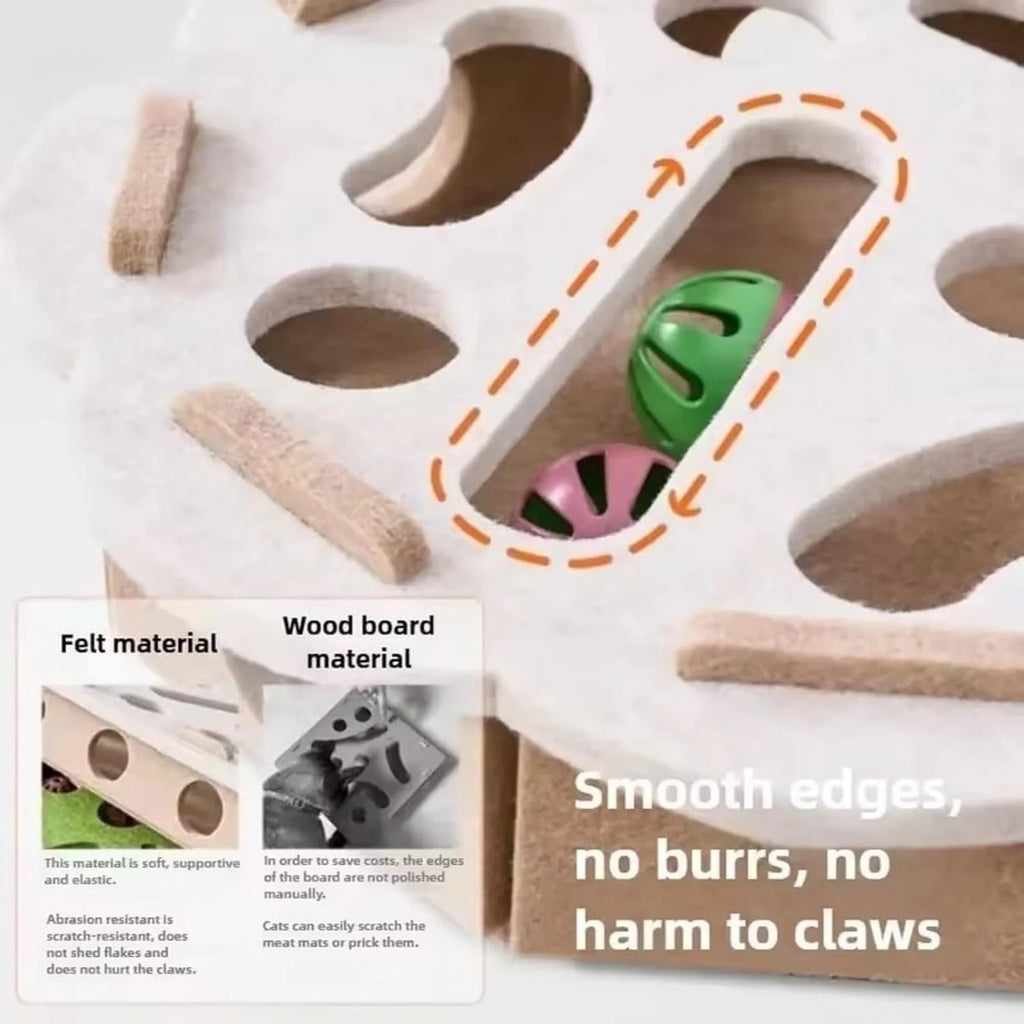 Cat Nail File Scratcher Box Puzzle Toy O5306