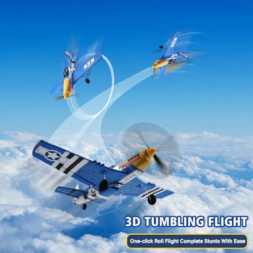 4 Channel RC Plane P-51D Mustang Fighter K3795