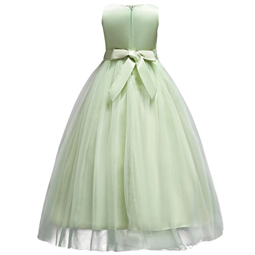 Big Girls Tulle Dresses Floor Length Ball Gown T862
