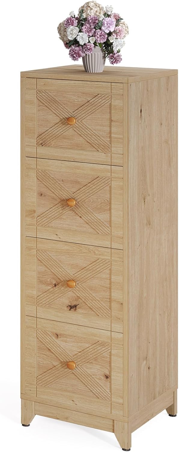 Natural 4-Drawer File Cabinet Z584127