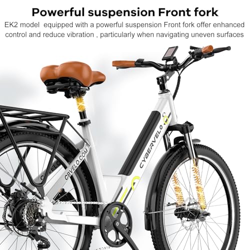 26" Electric Bike with 7-Speed and Removable Battery P8636