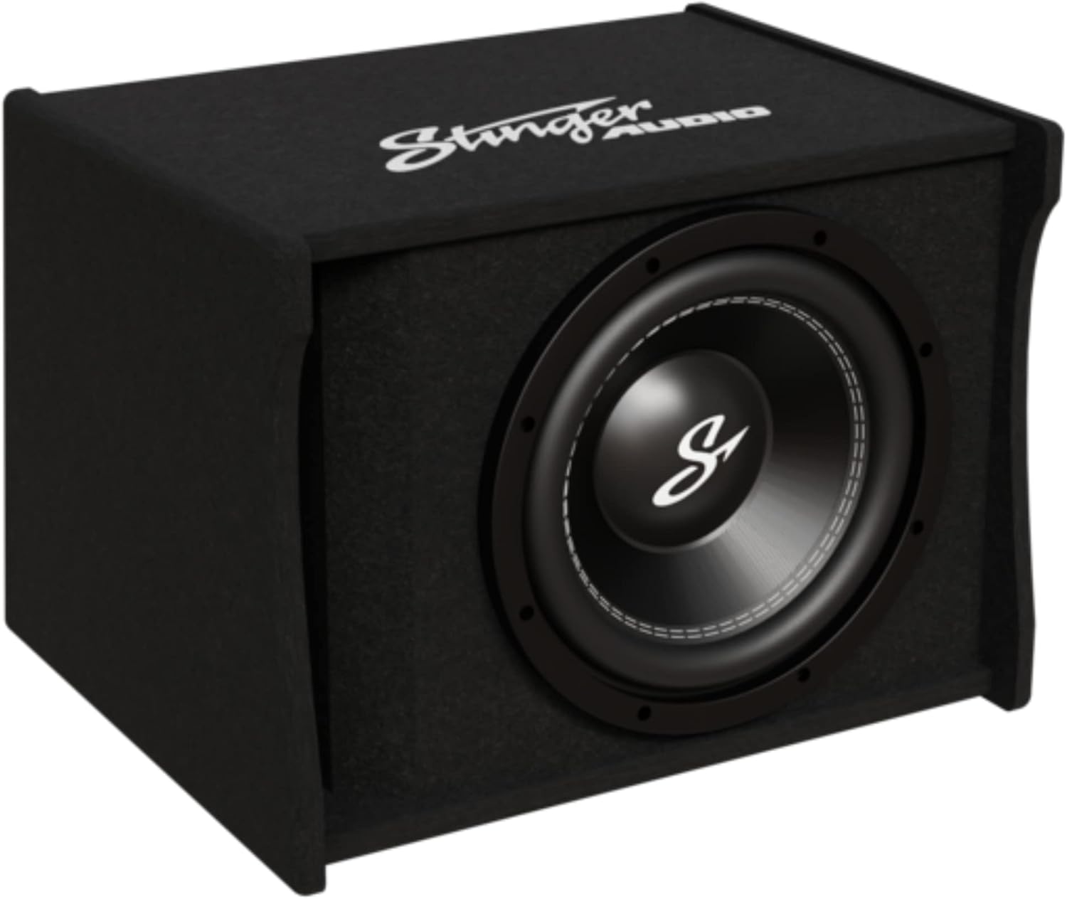 Single 10" 1,200 Watt Peak Power Loaded Subwoofer Enclosure X392100