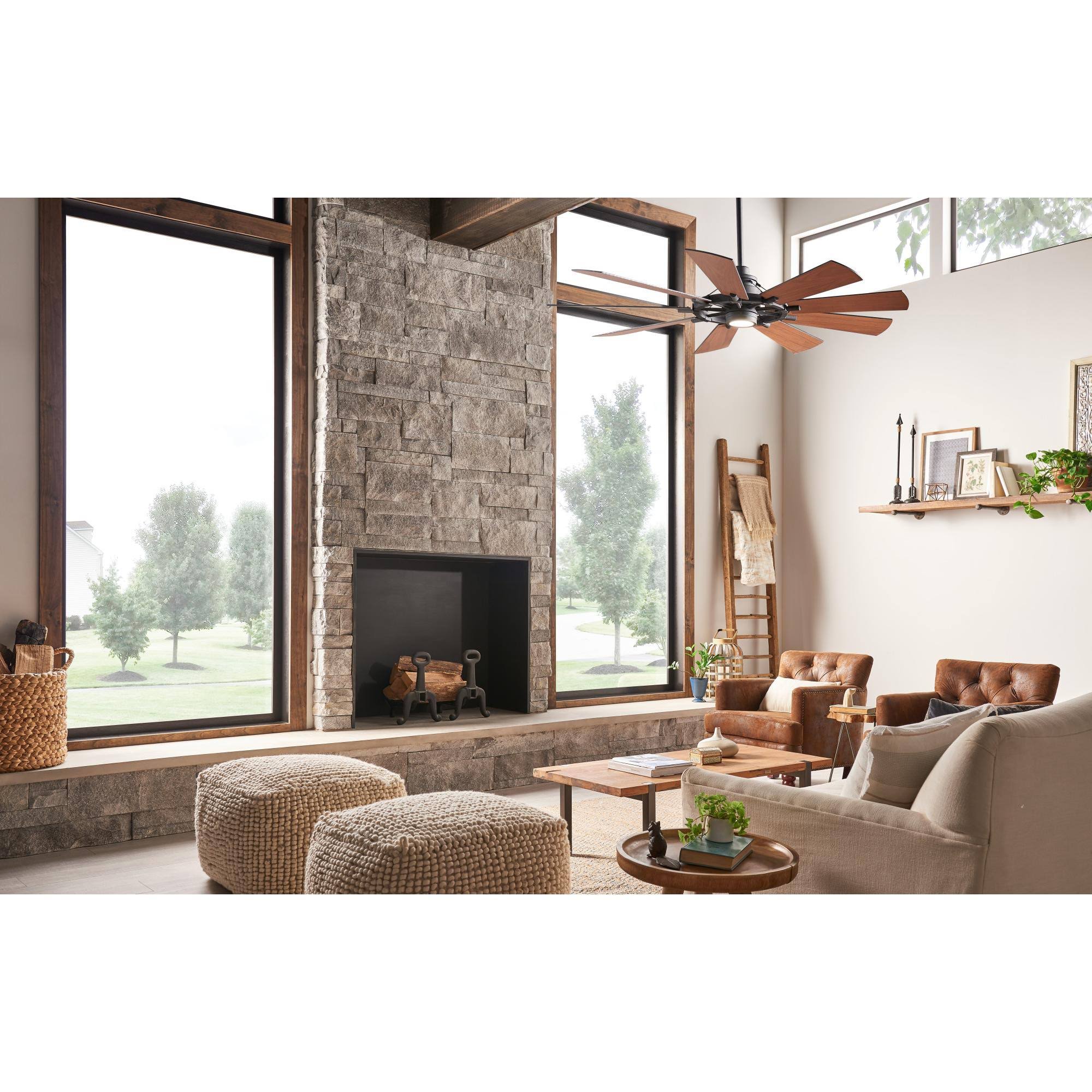 Anvil Iron 65x22 LED Ceiling Fan Y704913
