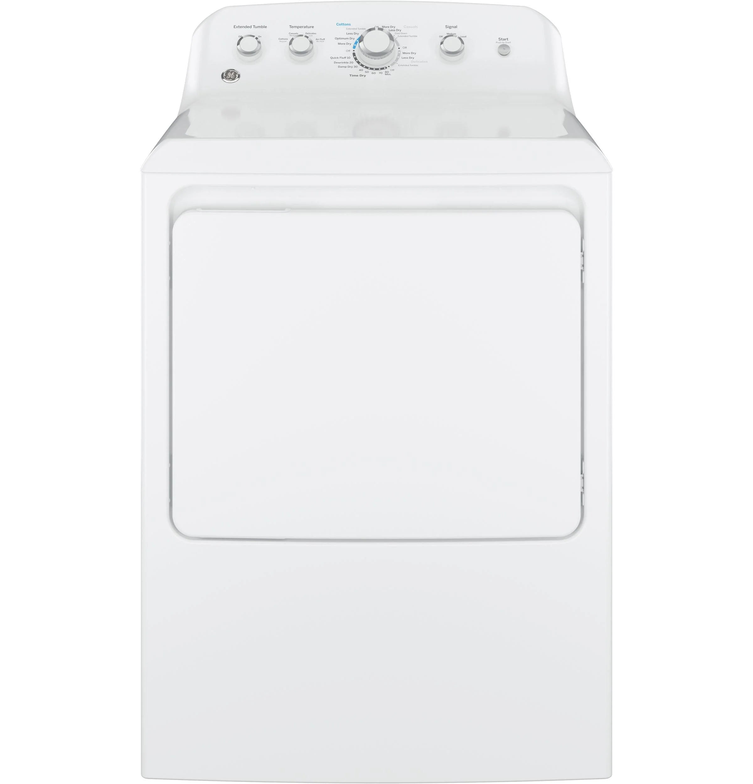 7.2 cu. ft. Aluminized Alloy Drum Electric Dryer in white C331