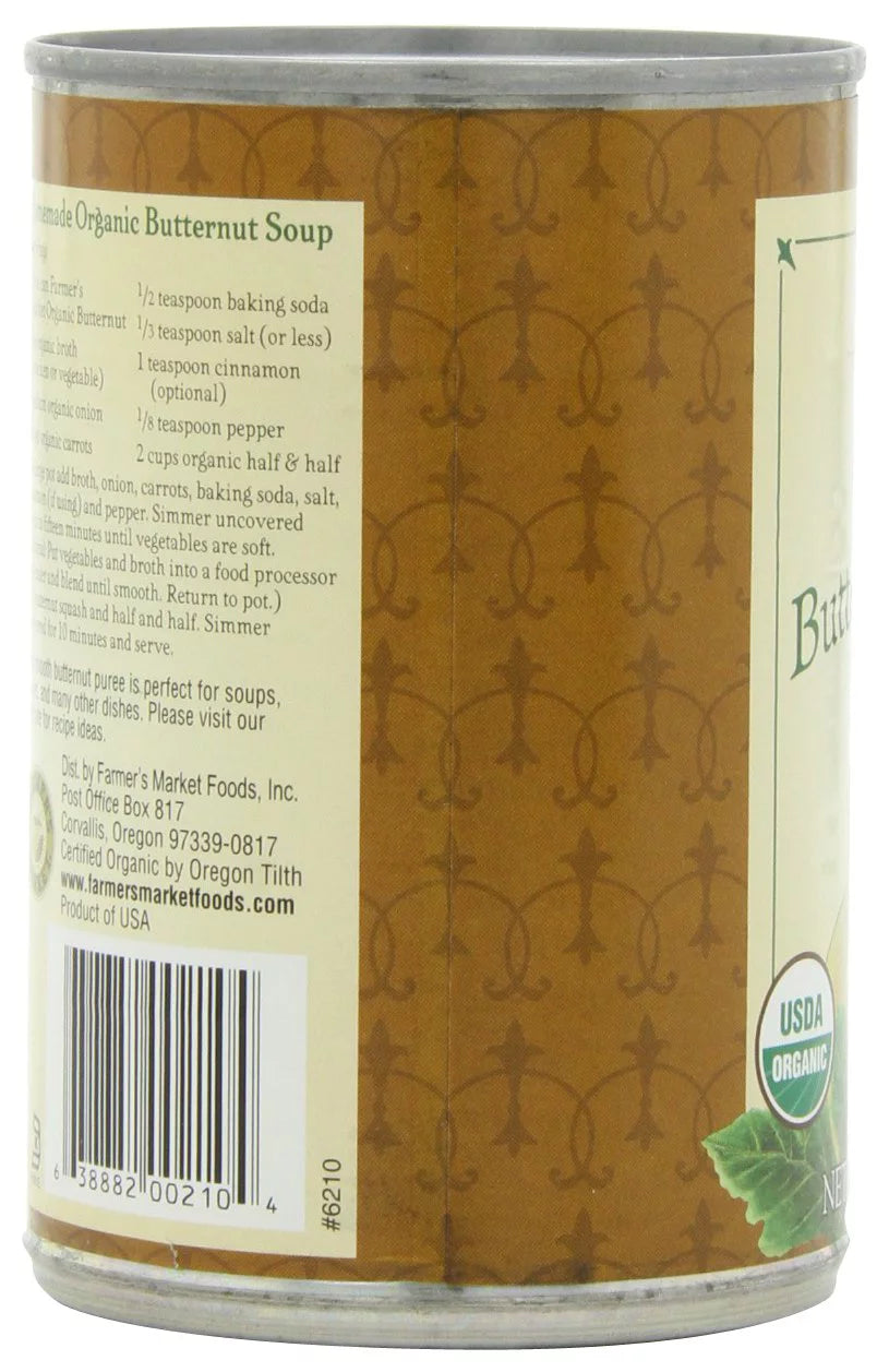 Organic Butternut Squash, 15-Ounce Cans (Pack of 12) K88816