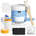 White Semi-Gloss Tub and Tile Refinishing Kit, 25-30sq.ft H1927