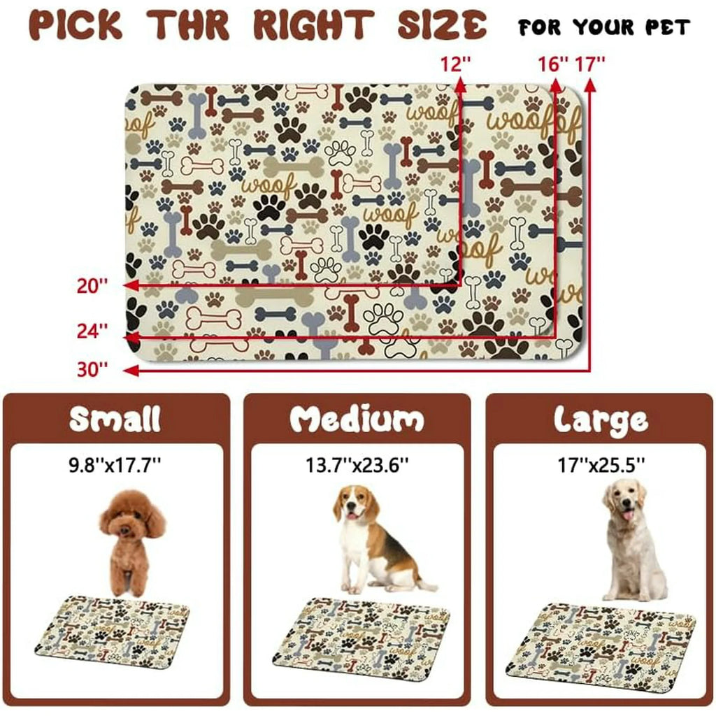 Waterproof Absorbent Dog Food Mat P945837