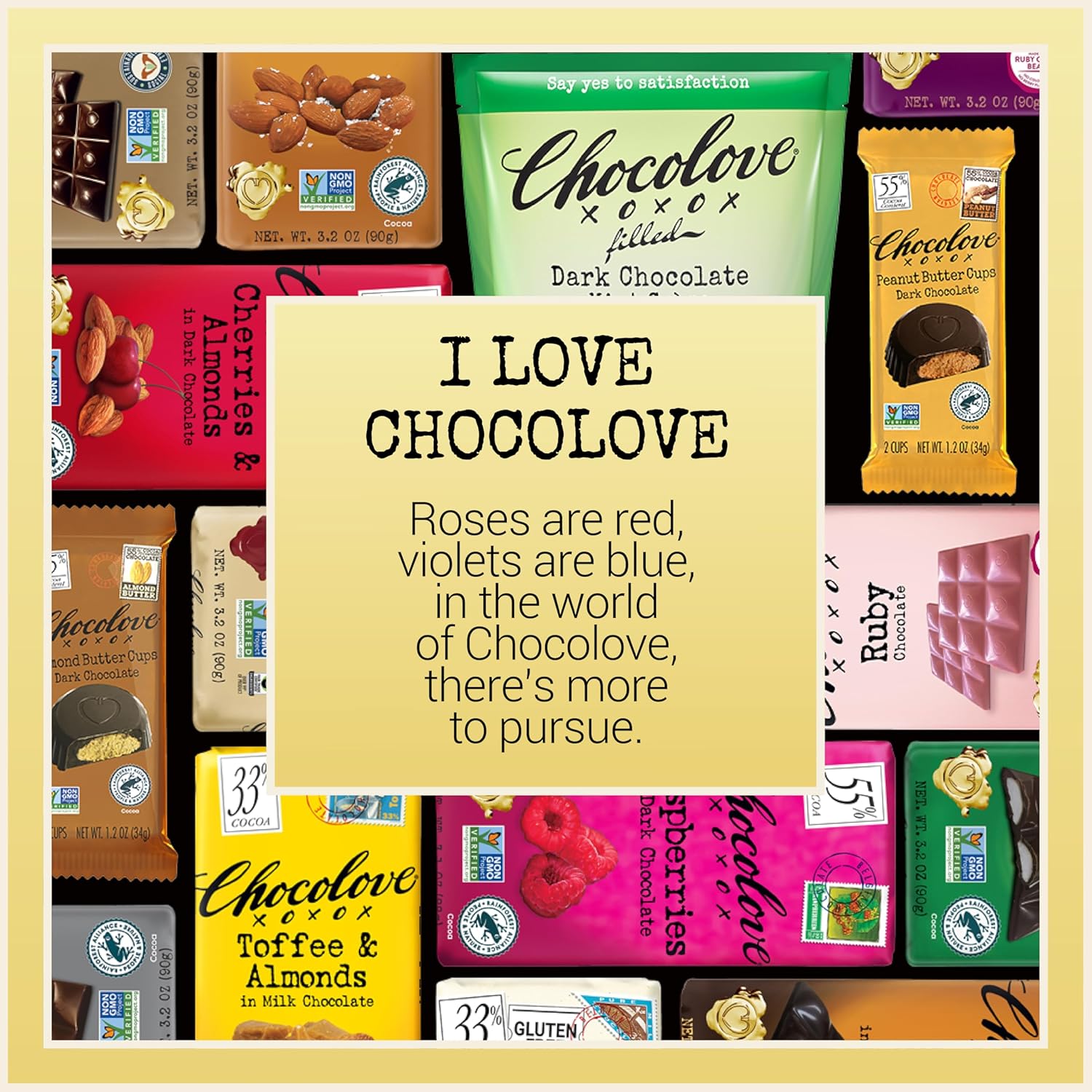 Dark Chocolate Bars 55% Cocoa 3.2oz Bar 12 Pack X588