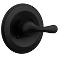 Matte Black Single-Function Shower Valve Trim Kit H2062