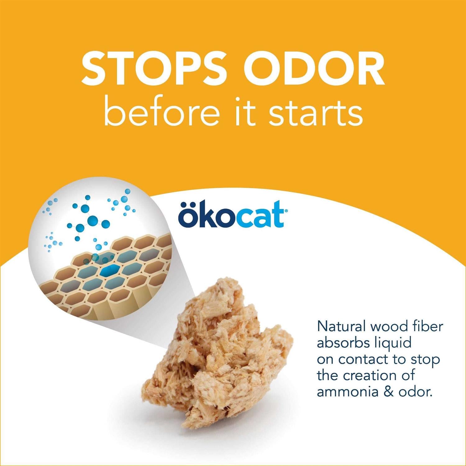 Unscented Clumping Wood Cat Litter P57850