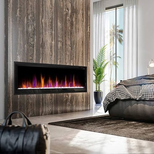 36 Inch Slim Linear Electric Fireplace with Remote M68988