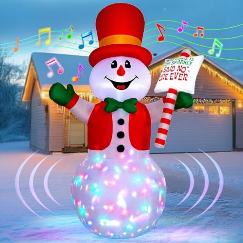 8FT LED-lit Inflatable Santa Claus Decoration S855394
