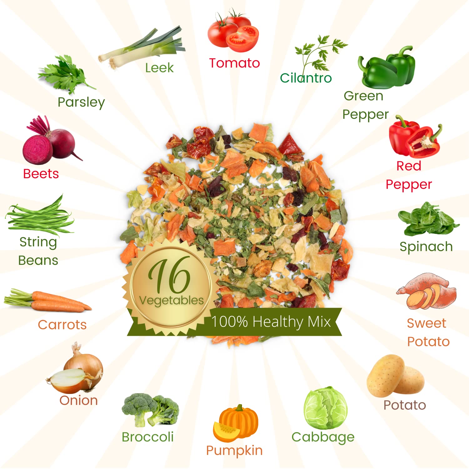 5 Lbs Bulk Bag Dehydrated Vegetable Soup Mix U889