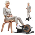 Under Desk Elliptical Machine, Seated Pedal Exerciser with 8 Resistance Levels R672