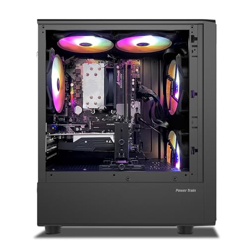 Gaming PC Desktop Computer, AMD Ryzen 5 5500, Radeon RX 550 4GB, 16G DDR4 RAM, 1TB NVME SSD W61348