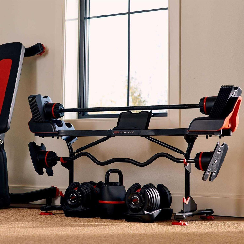 Barbell Stand with Media Rack X67610