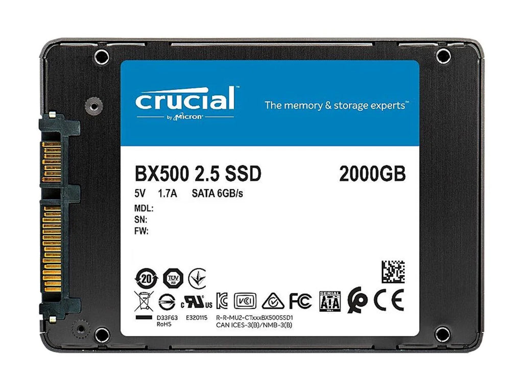 2 TB Solid State Drive, 2.5" Internal, SATA Y76101
