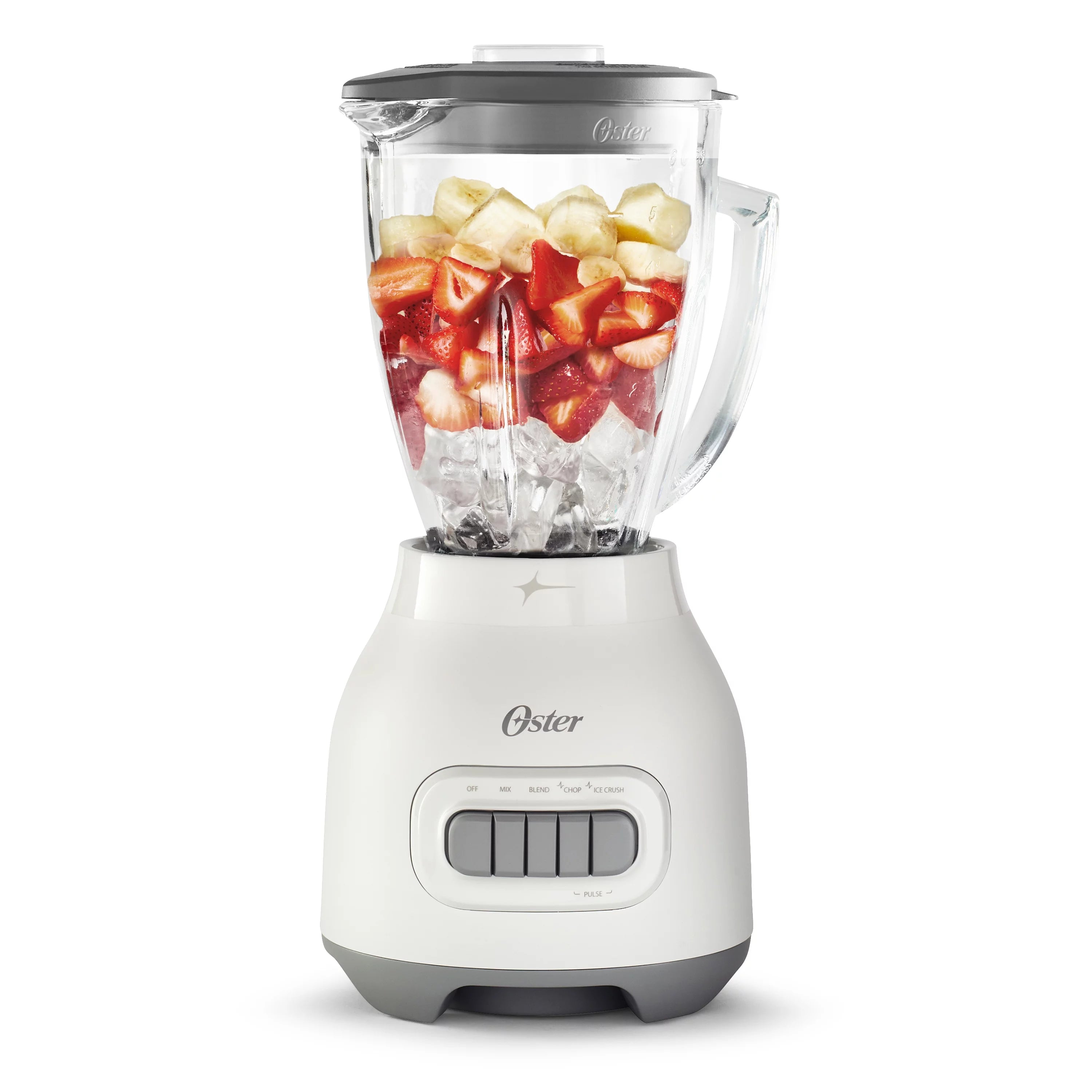 White 6-Cup Glass Jar Blender X8050