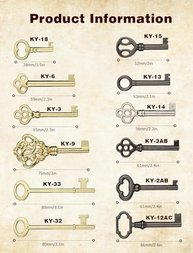12-Key Universal Skeleton Key Set U307