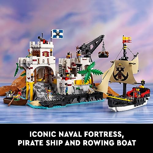 Eldorado Fortress Building Kit with Pirate Ship and 8 Minifigures D33685