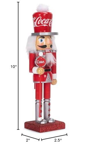 10-Inch Wooden Nutcracker Multicolor E89729
