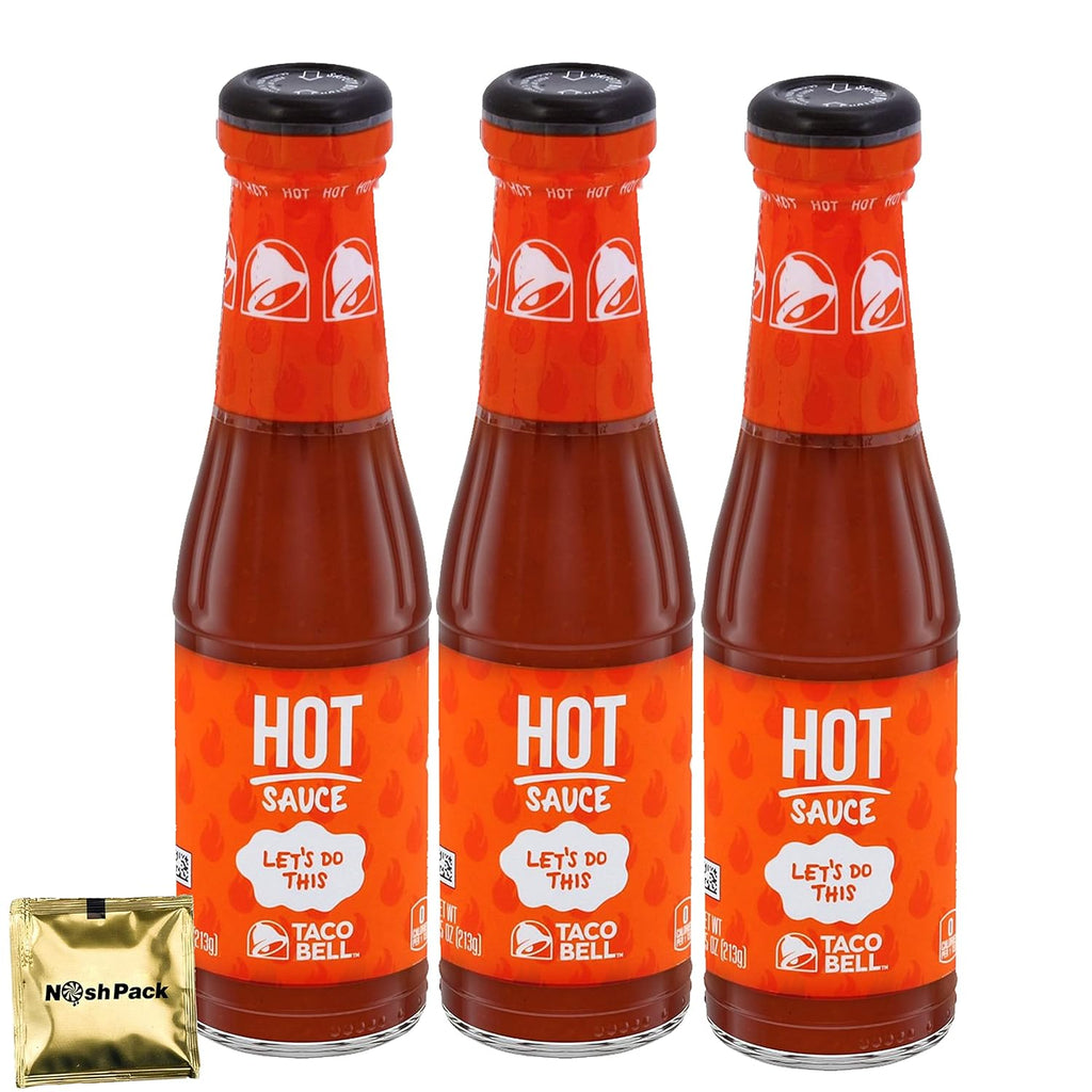 3 Pack Taco Sauce, 7.5 Ounces Each D1727