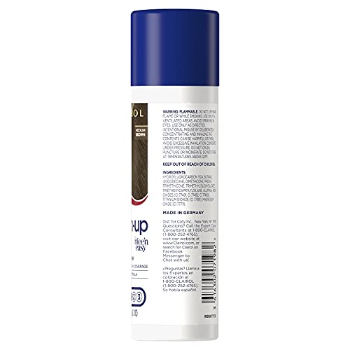 Medium Brown Temporary Hair Coloring Spray Z42050