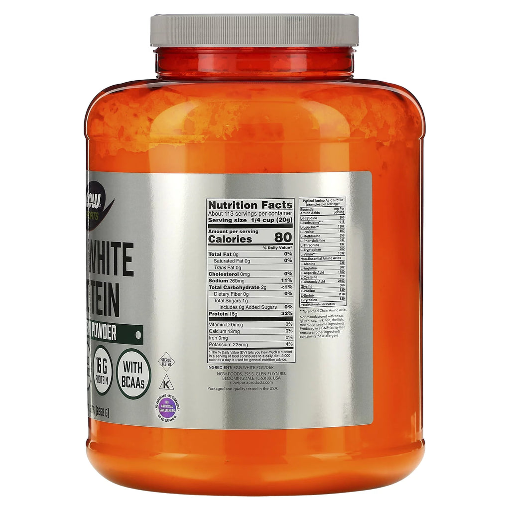 Unflavored Egg White Protein Powder, 5 lbs D2317
