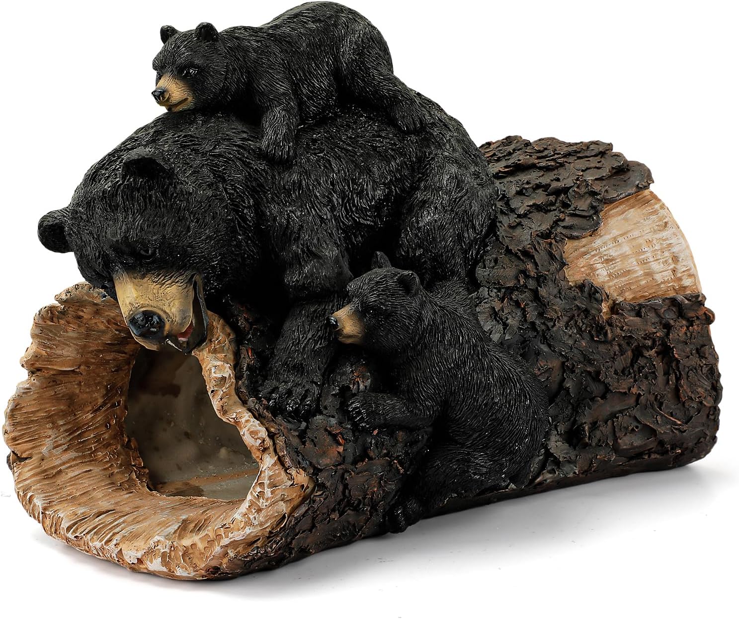 Black Bear Statue Downspout Diverter Splash Block Gutter Splash Guards N189710