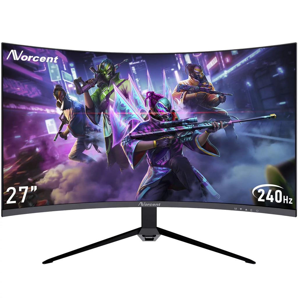 27-inch FHD VA Curved Gaming Monitor, 240Hz Refresh Rate, 1ms DisplayPort, HDMI, DP and Speakers I6730