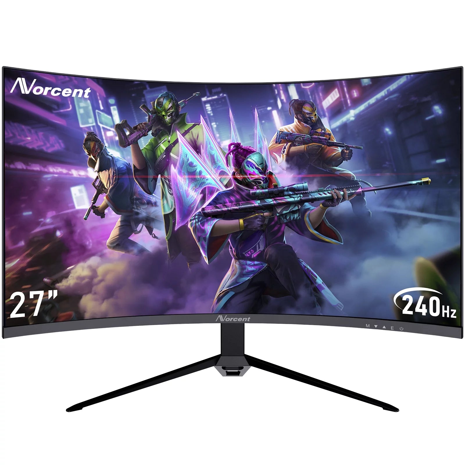 27-inch FHD VA Curved Gaming Monitor, 240Hz Refresh Rate, 1ms DisplayPort, HDMI, DP and Speakers I6730