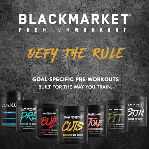 Blue Razz Flavored Pre Workout Powdered Drink Mix, 30 Servings Q3690