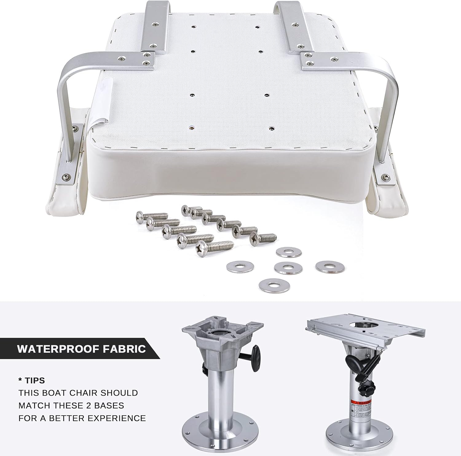 Grey Boat Seat With Arm Rest C9139