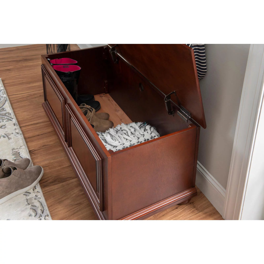Traditional Cedar Storage Chest, Rich Cherry Finish S772855