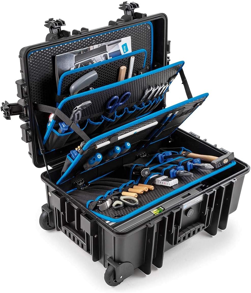 Black Outdoor Tool Case with Pocket Tool Boards T116133