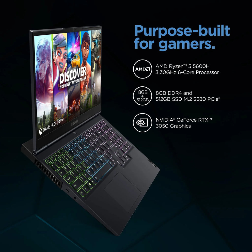 15.6" Ryzen 5 5600H GeForce RTX 3050 Ti 8GB RAM 512GB SSD Phantom Blue Laptop P9628