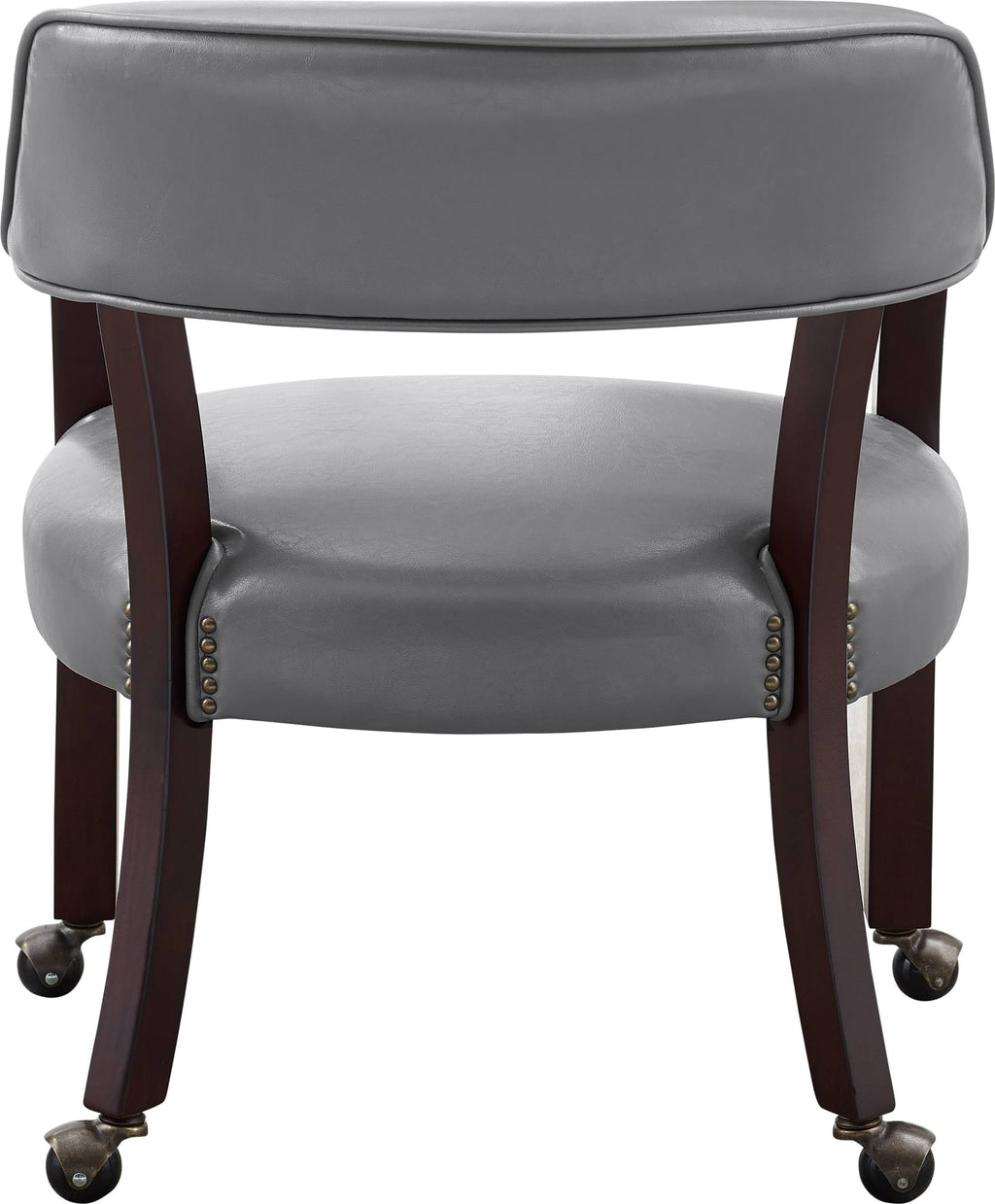 Gray Arm Chair with Casters E532