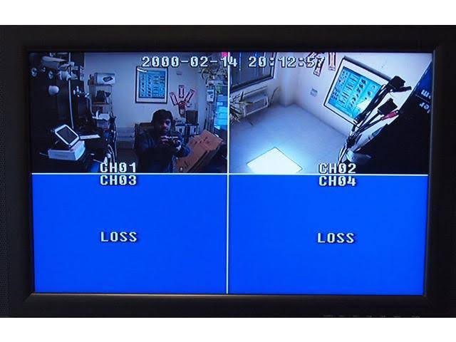 4 Channel Analog Color Quad Processor CCTV Security Camera System N635