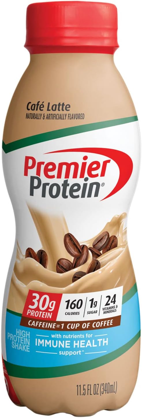 Café Latte Protein Shake, 30g Protein, 1g Sugar, 11.5 fl oz Y408976