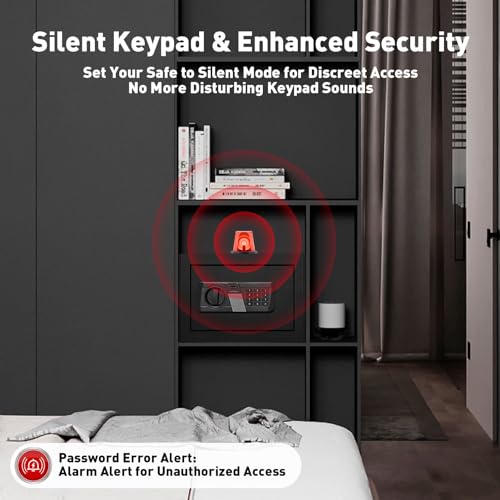 1.2 Cu Ft Electronic Keypad Security Safe Steel Construction Digital Safe N78829
