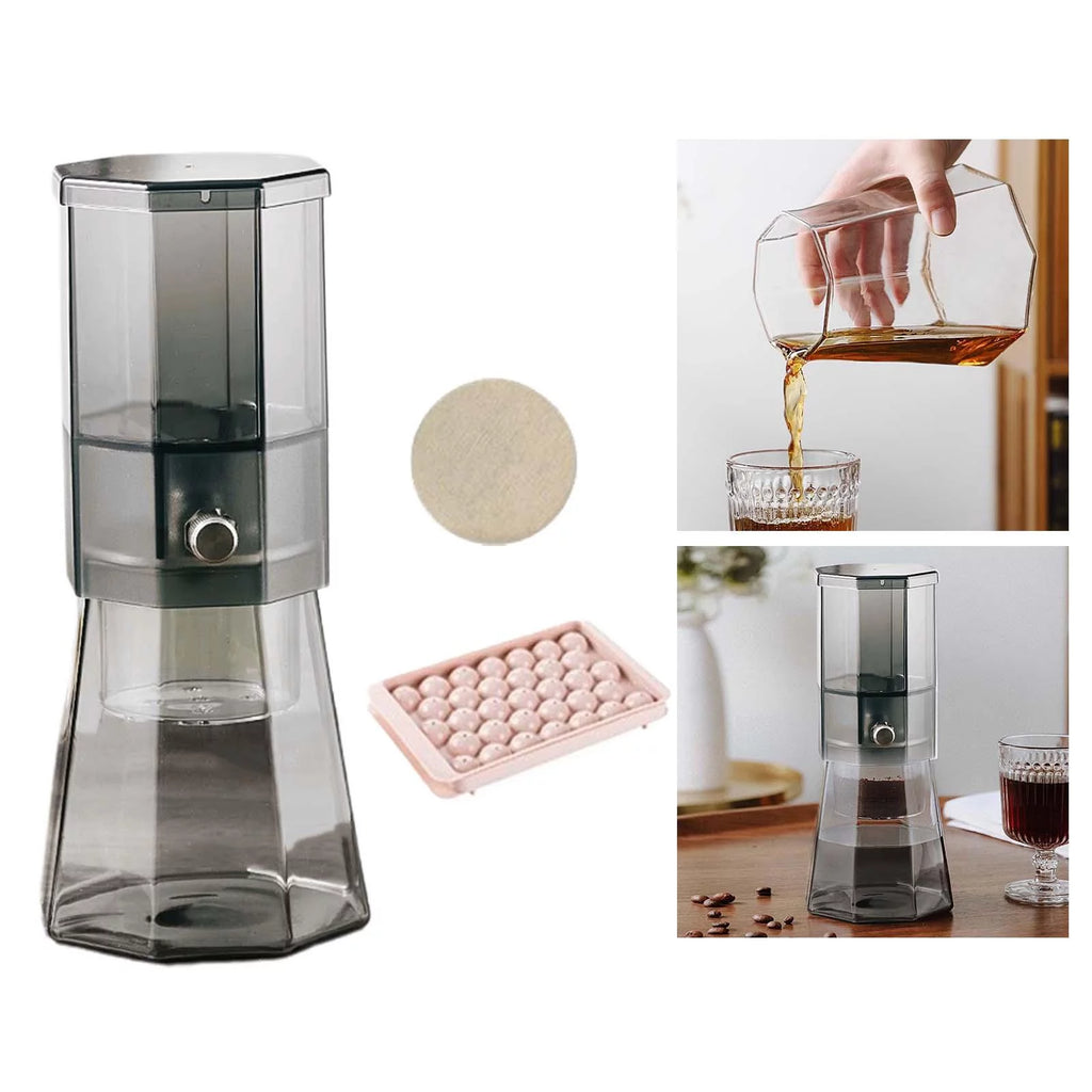 Cold Brew Coffee Maker Detachable Coffee Machine gray G620826