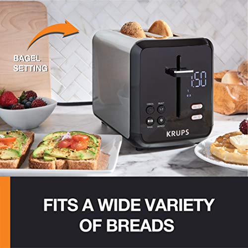 2 Slice Stainless Steel Toaster with Wide Slots L44467