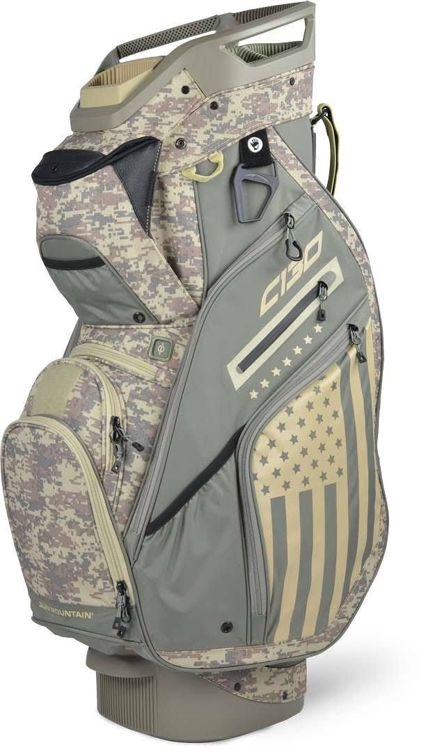 Black Charcoal White Red Cart Bag S857279