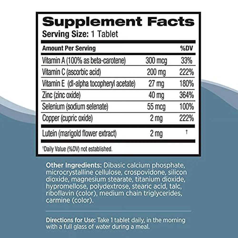 120 Count Vitamin & Mineral Supplement Tablets W357