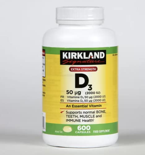Vitamin D3 600 Softgels (Pack of 2) Y537
