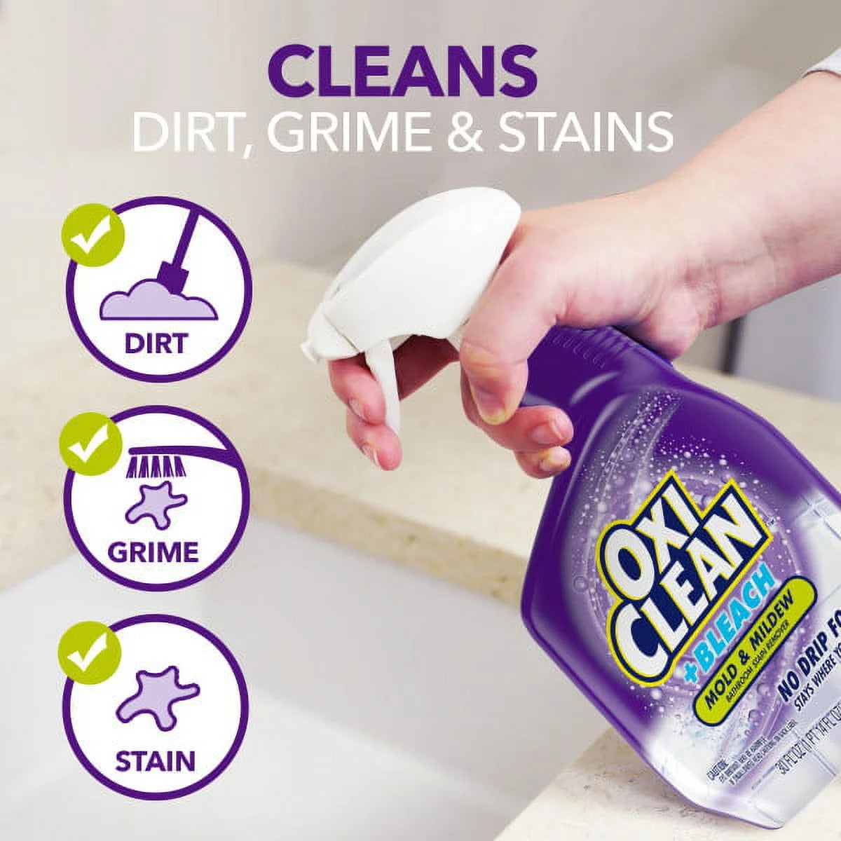 30 oz. Pack of 4 Mold & Mildew Bathroom Stain Remover F35887