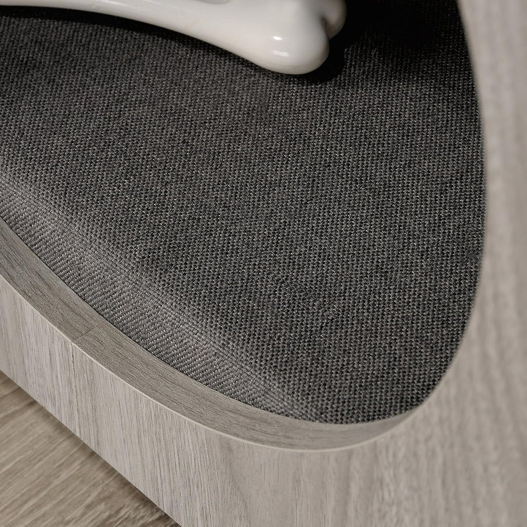 Light Walnut Pet Bed Side Table Combo V75793