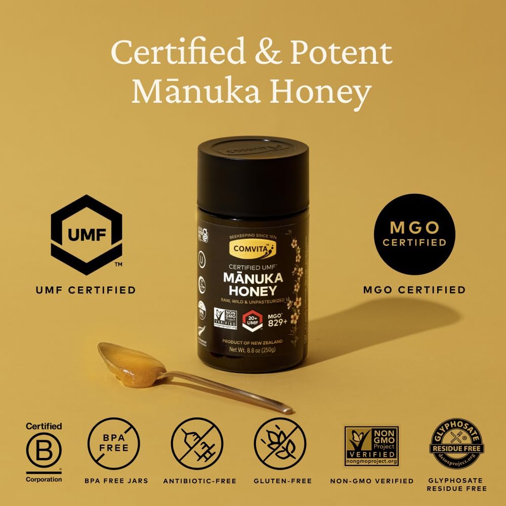 Manuka Honey UMF 20+ MGO 829+ Raw 8.8 oz T7690