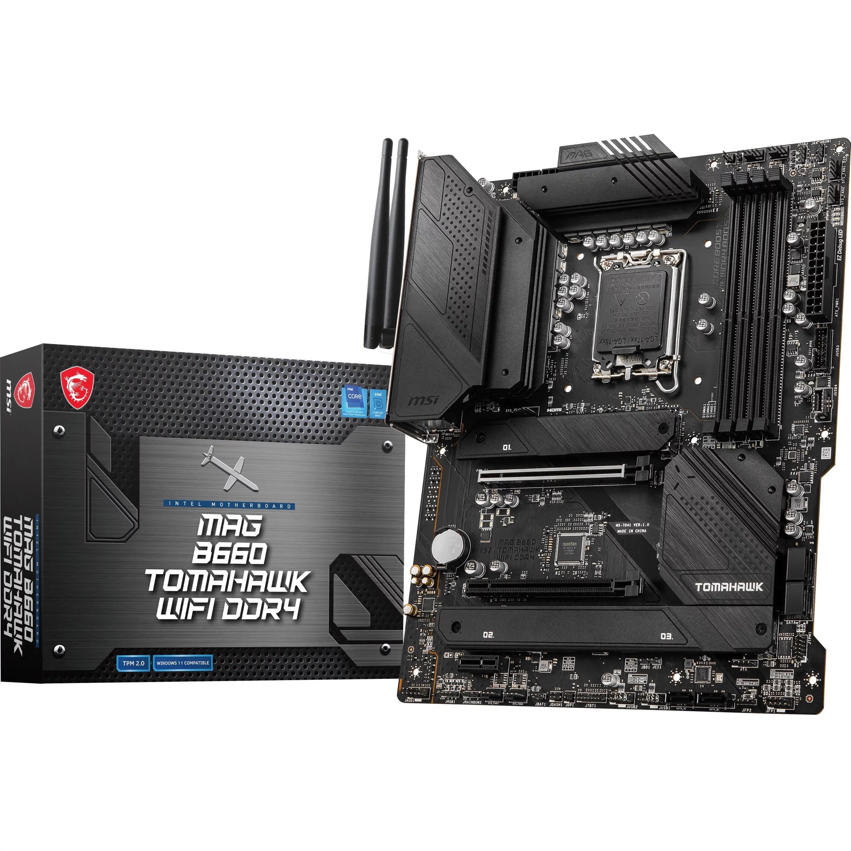 MAG B660 TOMAHAWK WIFI DDR4 LGA 1700 Intel B660 SATA 6Gb/s ATX Intel Motherboard T1309